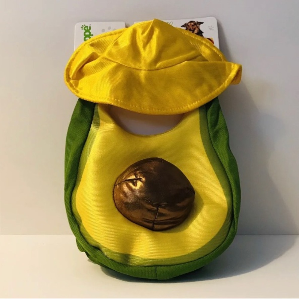 NWT PetShoppe Avocado w/Sombrero Dog or Cat Costume Size XS/S See Details